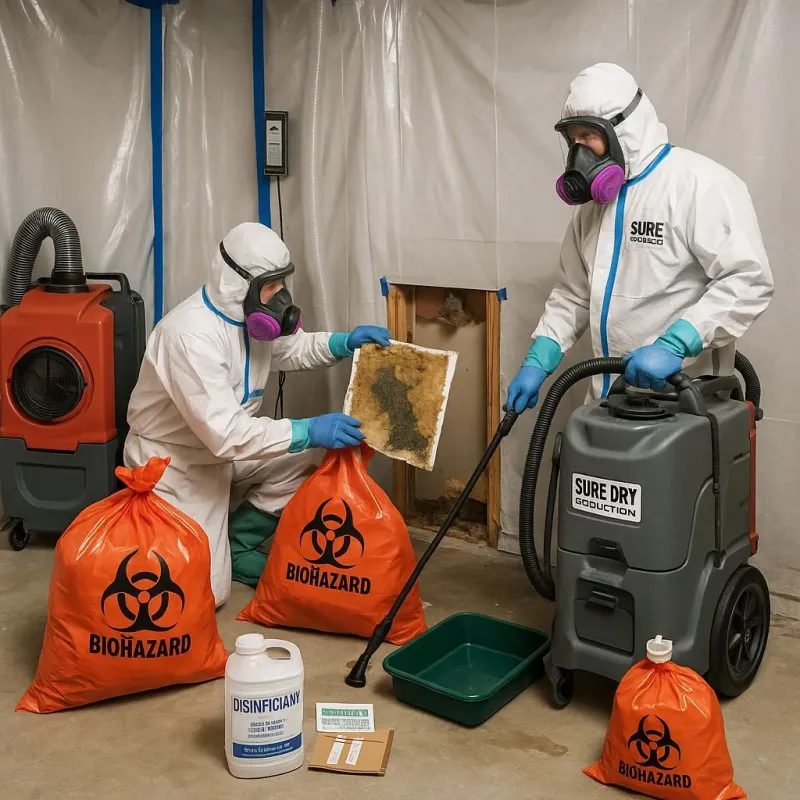 Contaminated Water Handling Protocols process in Maize, KS